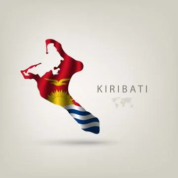 Illustrations of the world with flags and capitals Stock Illustration