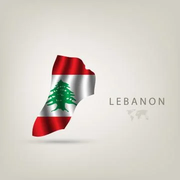 Illustrations of the world with flags and capitals Stock Illustration