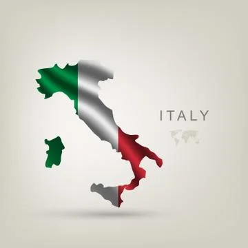 Illustrations of the world with flags and capitals Illustrazione stock