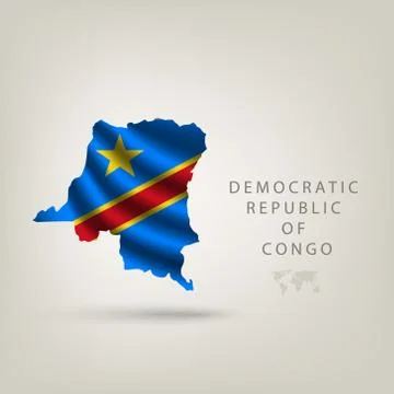 Illustrations of the world with flags and capitals Stock Illustration