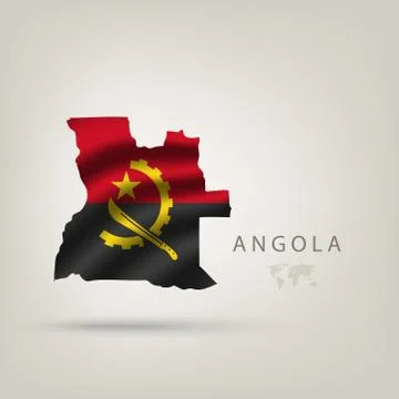 Illustrations of the world with flags and capitals Stock Illustration