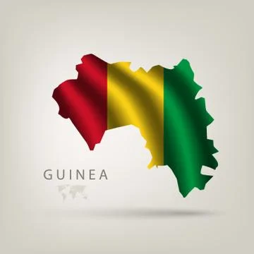 Illustrations of the world with flags and capitals Illustrazione stock