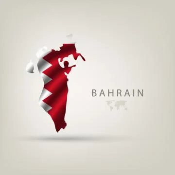 Illustrations of the world with flags and capitals Stock Illustration