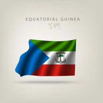 Illustrations of the world with flags and capitals Stock Illustration