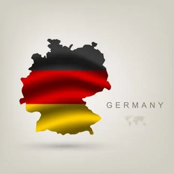 Illustrations of the world with flags and capitals Stock Illustration