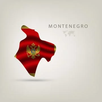 Illustrations of the world with flags and capitals Stock Illustration