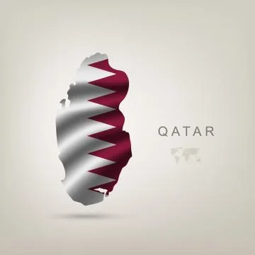 Illustrations of the world with flags and capitals Stock Illustration