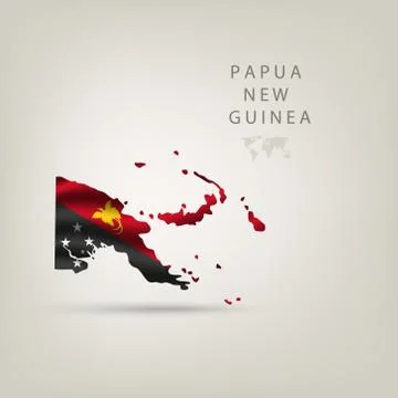 Illustrations of the world with flags and capitals Stock Illustration