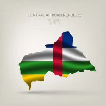 Illustrations of the world with flags and capitals Stock Illustration