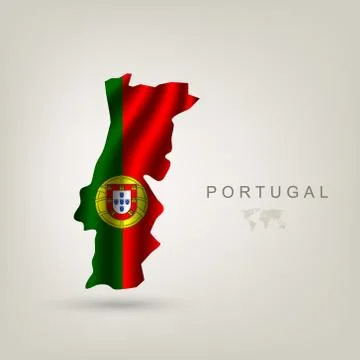 Illustrations of the world with flags and capitals Stock Illustration