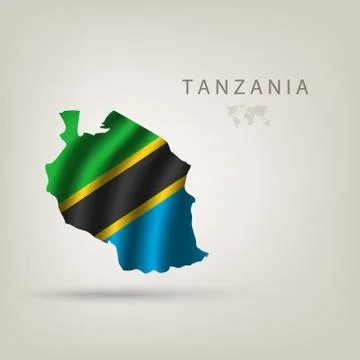 Illustrations of the world with flags and capitals Stock Illustration