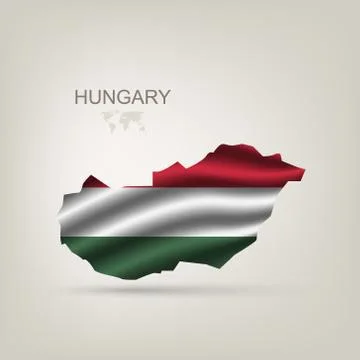 Illustrations of the world with flags and capitals Stock Illustration