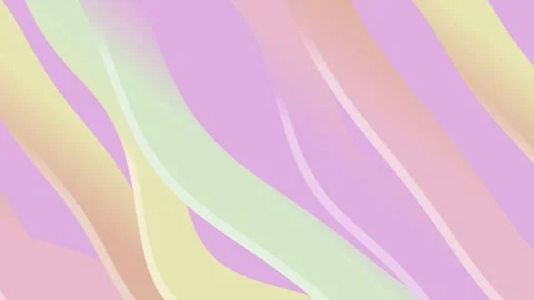 Illustrative digital art showcasing soft pastel waves in fluid motion, form.. Stock Footage 329085883