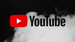 Glossy Red YouTube Logo with Flames Behi... | Stock Video | Pond5