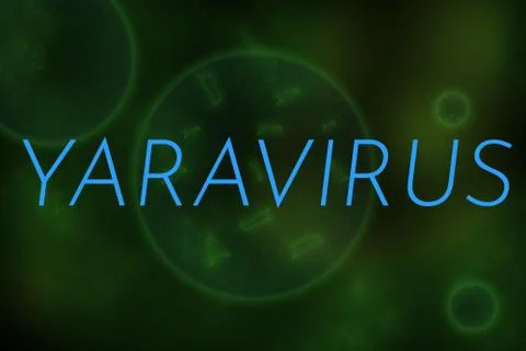 Illustrative example of Newly found YARAVIRUS in barazil. Stock Illustration