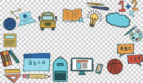 Illustrative image of education model Stock Illustration