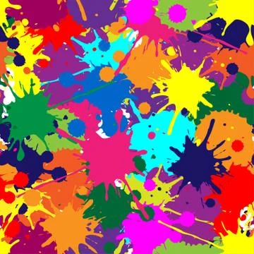 Illustrator brush texture seamless pattern Illustrazione stock