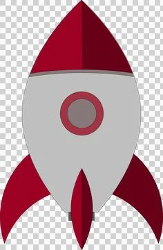 Illustrator rocket Stock Illustration