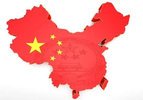 Illustratuin map of china Illustration