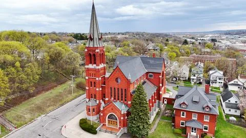 Illustrious Architecture - St. Vincent De Paul Church - Syracuse, NY Foto stock