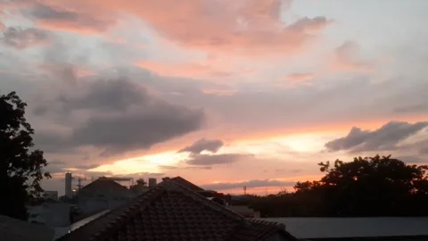Illustrious Sky, Sunset Video stock 335385625