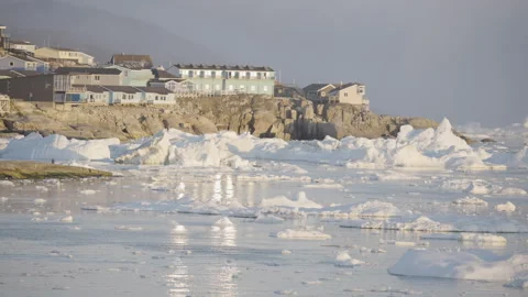 Ilulissat Meets Ocean 2 Stock Footage 292942296