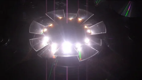 Ilumination with differents ways in the night Stock Footage 75044909