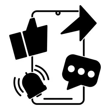 Ilustrasi lineal solid combination Stock Illustration