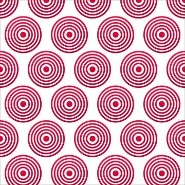 Ilustration vector of Red Circle Pattern Background Stock Illustration