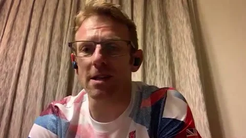 'I'm 42 and still getting faster' - Cundy on team sprint gold Stock Footage 159714439