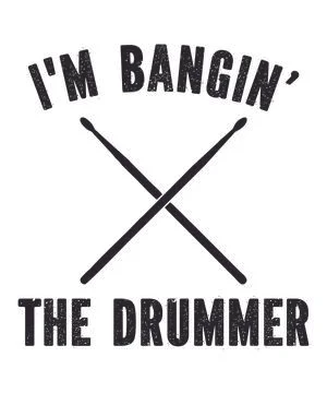I'm Banging The Drummer Stock Illustration