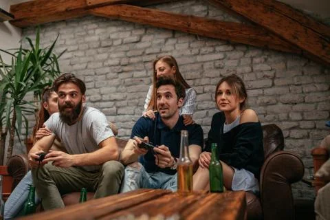 I'm beating you at this! Stock Photos