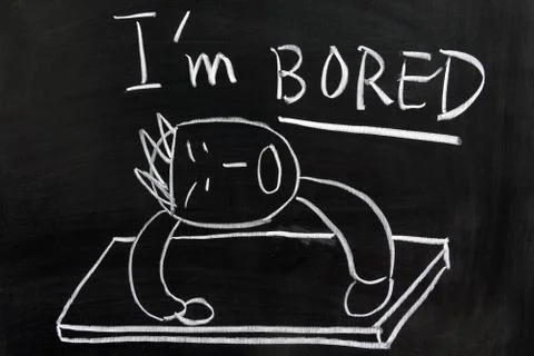 I'm bored Stock Photos
