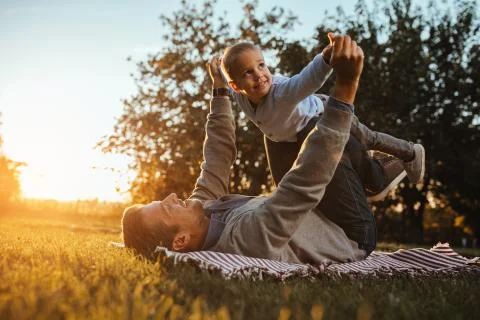 Im flying! Stock Photos