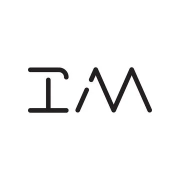 Im initial letter vector logo icon Stock Illustration