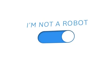 I’m Not a Robot Toggle Animation for Online Security and Verification. 4K Stock Footage 316590685