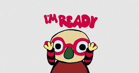 I'm ready sticker Stock Footage 165758147