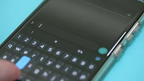 I'm sorry, apology, apologizing, Text message, typing texting mobile phone Stock Footage 318565546