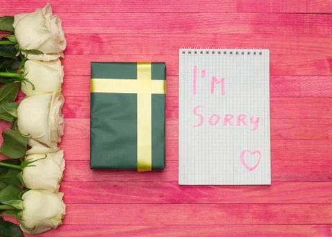 I'm sorry concept Stock Photos