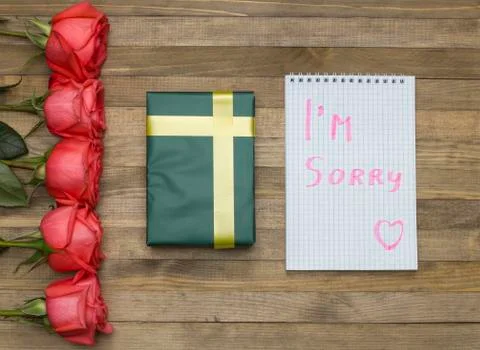 I'm sorry concept Stock Photos