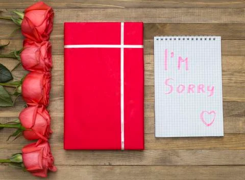 I'm sorry concept Stock Photos