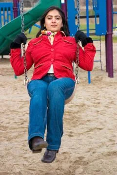 I'm swinging Stock Photos