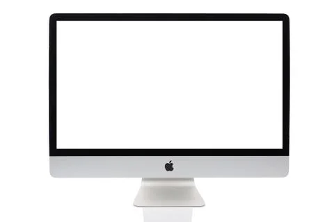Imac desktop computer, model 2013 Stock Photos