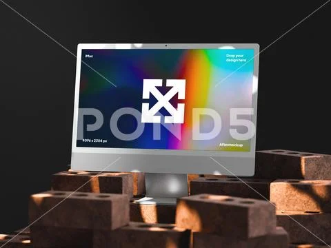 IMac Mockup PSD Template