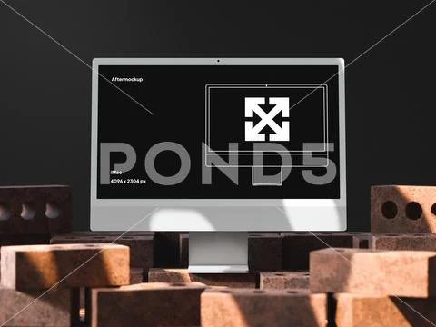 IMac Mockup PSD Template
