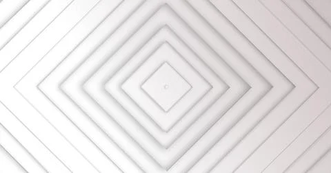 Image of 3D squares moving against white background Stock Illustration