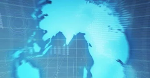 Image of 6g text and data processing over computer circuit board Illustrazione stock