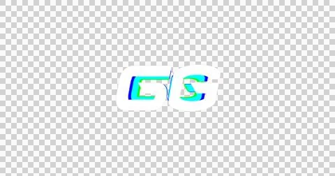 Image of 6g text in white letters with multi coloured shadow on black background Illustrazione stock