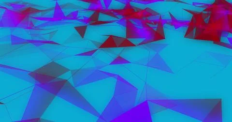 Image of abstract lines pattern moving on blue background Stock Photos