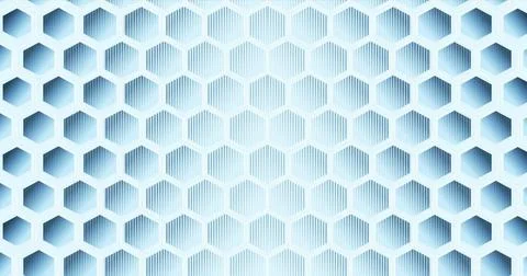 Image of abstract white shapes and markers moving on black background Stock Illustration